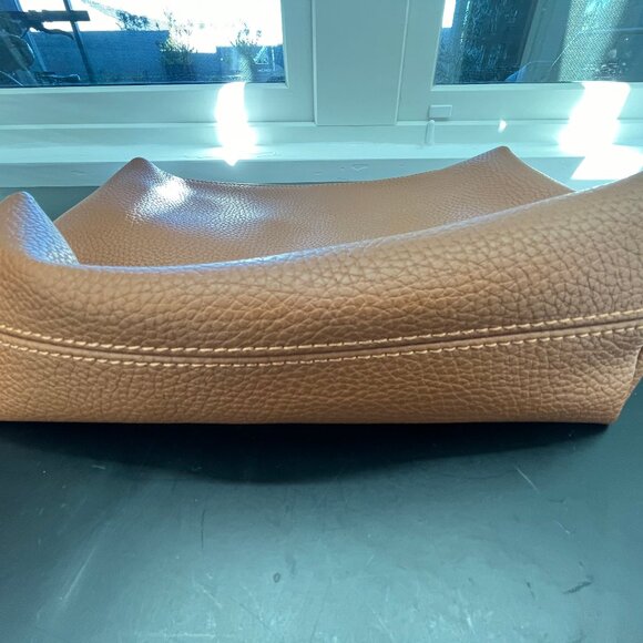 Tan Street Level Tassle Tote Bag with Matching Cosmetic Bag - Picture 9 of 9